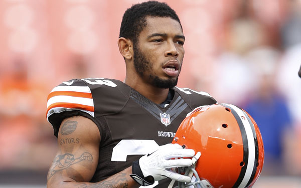 Crazy for Cleveland Browns Joe Haden's Jersey